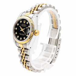 Rolex Datejust 26MM 69173 Two-Tone Factory Diamond Dial Watch